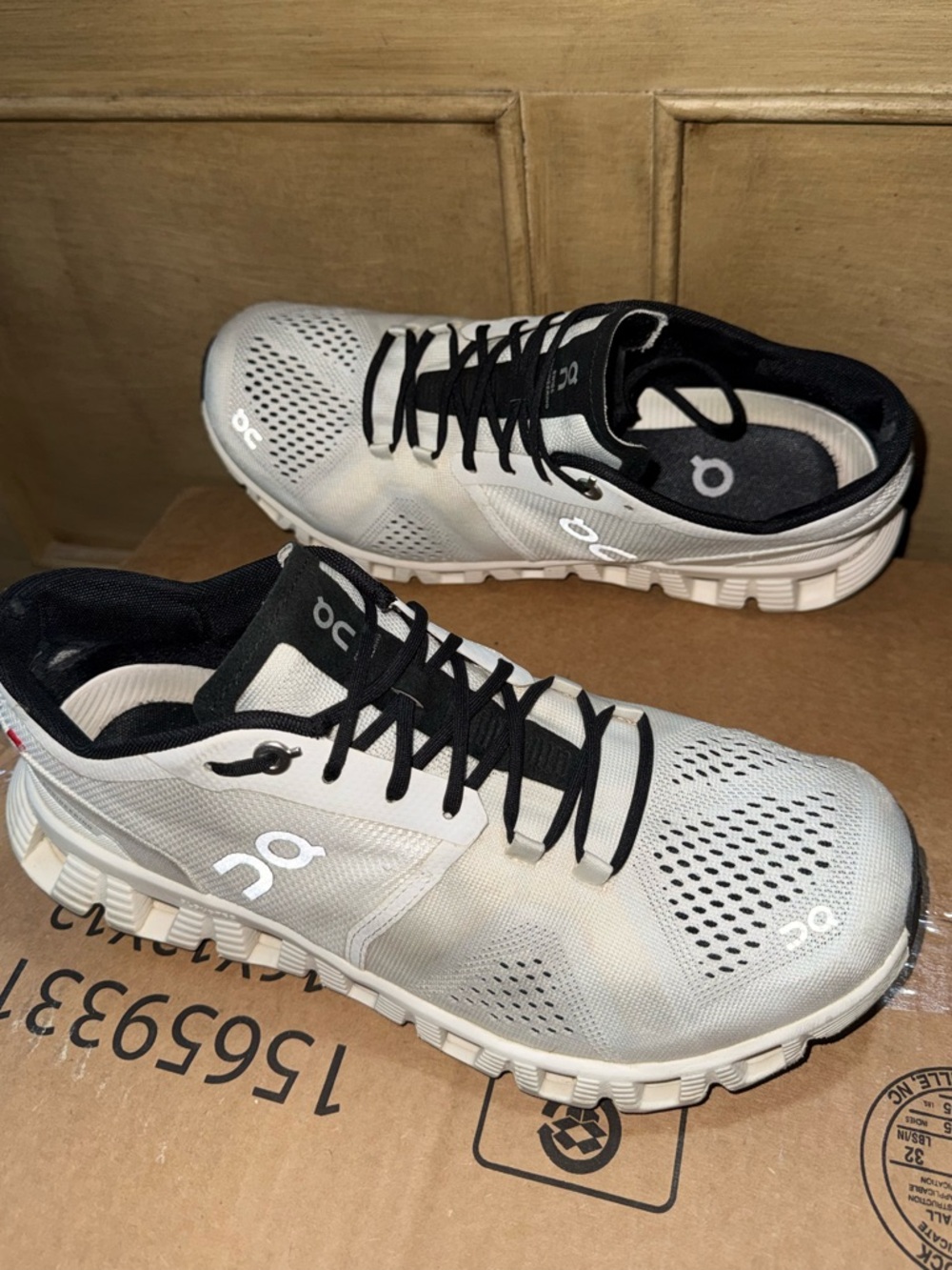 On Cloud X Running Tennis Shoes. Women’s White and Black Athletic Shoes - Picture 3 of 7